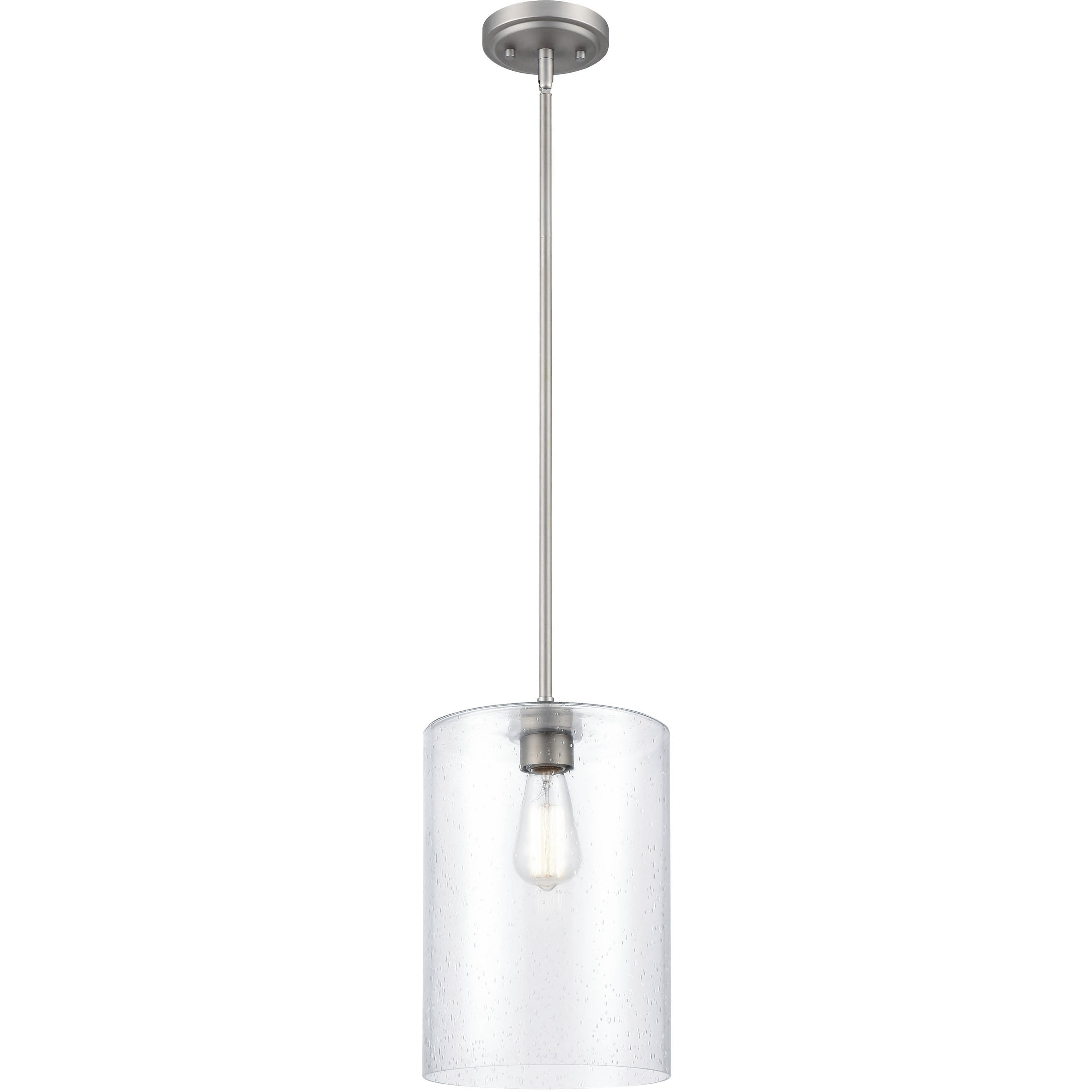 Moven 1 Light 9 inch Satin Nickel Mini Pendant Ceiling Light